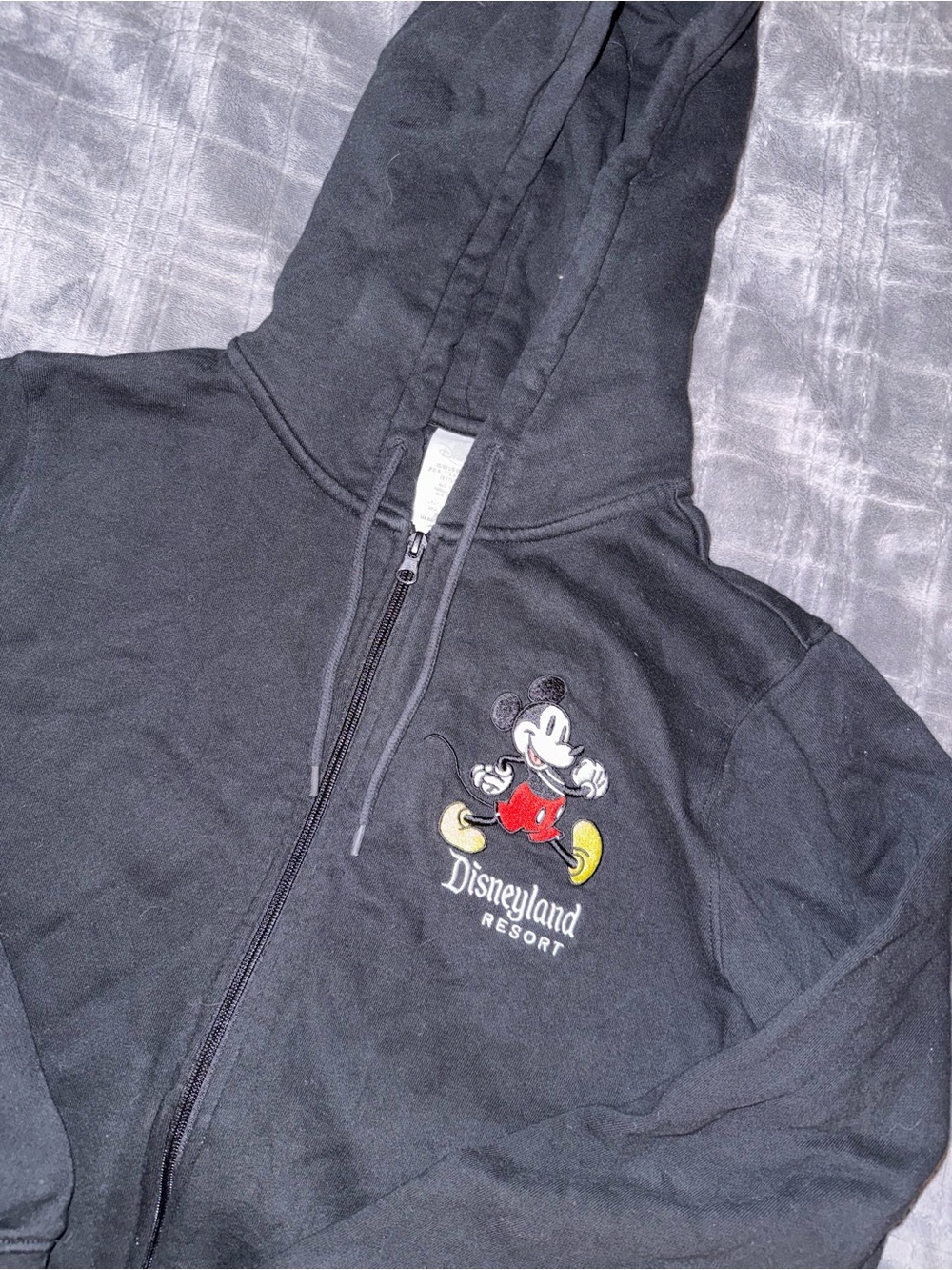 Disney Black Hoodie with Mickey Mouse Graphic - Picture 3 of 4